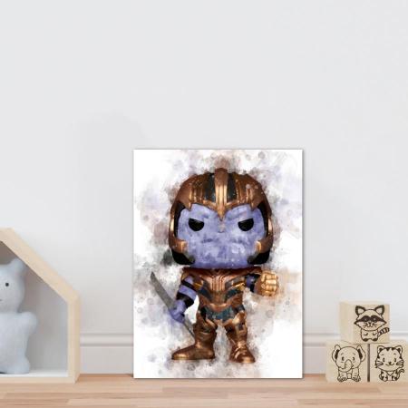 Placa Decorativa - Quadro - Filme - Manopla Thanos (v632)