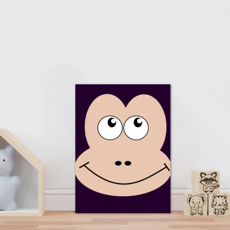 Placa decorativa infantil Desenho Macaco - Wallkids - Placa Decorativa -  Magazine Luiza