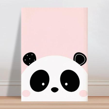 Placa decorativa infantil desenho panda tribal - Wallkids - Placa