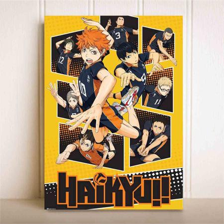 Placa Decorativa Anime Haikyuu Time Karazuno