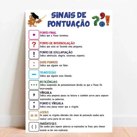 SINAIS DE PONTUAÇÃO