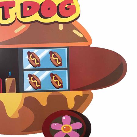 Imagem de Placa Festa Junina para Barraca Carrinho de Hot dog