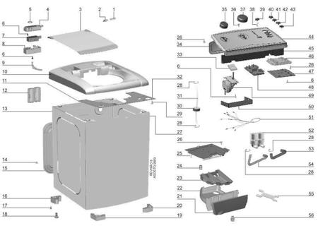 Imagem de Placa interface lavadora electrolux lt12f lt15f ltd09 ltd11 - CP Placas Eletrônicas