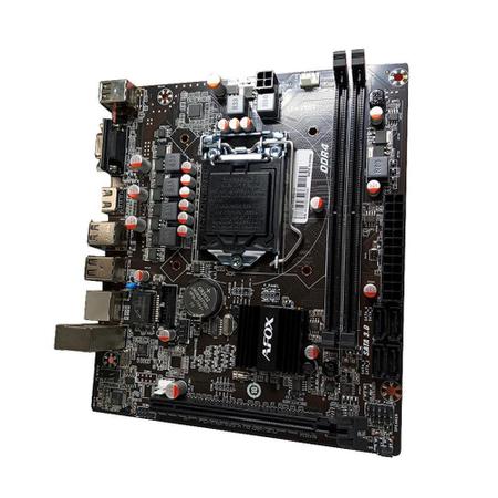 Imagem de  Placa Mãe AFOX p/ Intel LGA 1151 mATX DDR4, VGA, HDMI - H110D4-MA2