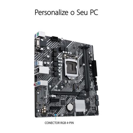 Imagem de Placa Mãe Asus Prime H510M-E, Intel LGA 1200, microATX, DDR4