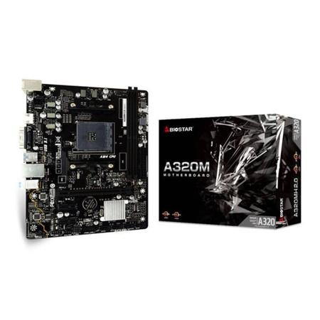 Imagem de Placa Mãe Biostar A320MH Chipset A320 AMD AM4 mATX DDR4