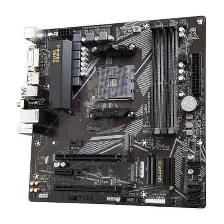 Imagem de Placa Mãe Gigabyte B550M DS3H AC AM4 DDR4 3200MHz mATX Wi-Fi HDMI DVI-D USB 3.2 (rev. 1.5)