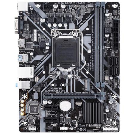 Imagem de Placa Mãe Gigabyte H310M M.2 2.0 LGA 1151 DDR4 Dual USB3 M.2