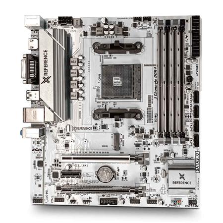 Imagem de Placa Mãe Reference B550-gm2, Rede Gigabit, M.2, Chip B550, Amd Am4, Matx, Ddr4