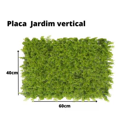Imagem de Placa Painel Jardim Vertical Artificial Eucalipto Sintético Cheia Folhagem 40x60 Muro Inglês