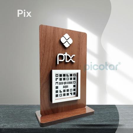 Imagem de Placa Pix QR Code Para Pagamento,Placa Instagram Wifi Avaliação