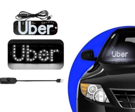 Placa de placa Uber para el letrero del conductor de la aplicación LED del automóvil - DEX - Panel LED - Magazine Luiza para uber Placa de placa Uber para el letrero del conductor de la aplicación LED del automóvil - DEX - Panel LED - Magazine Luiza