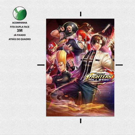 Placa Quadro A3 Em Mdf The King Of Fighters Iori Yagami