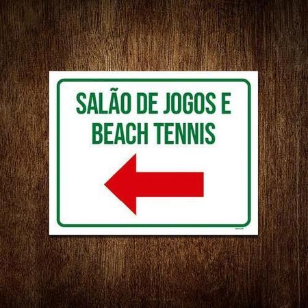 Placas Salão de Jogos