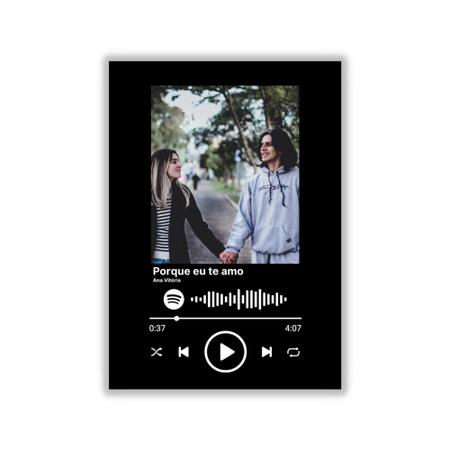 Placa Spotify Personalizada : Mart Digital Gráfica Rápida Online