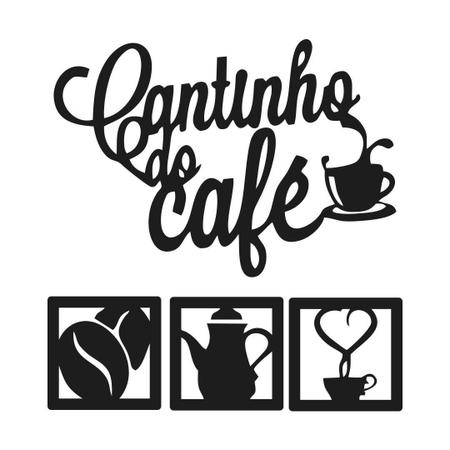 Imagem de Placas Decorativas Cantinho Do Café