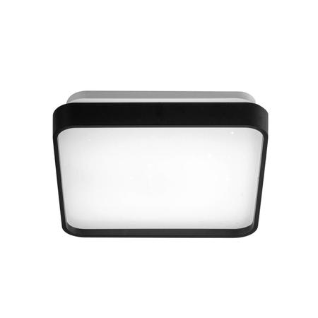 Imagem de Plafon 18w Led Estrelado Ajustavel 3 Cores Round Preto