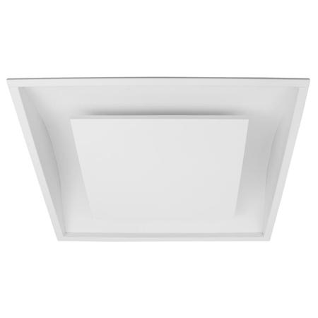 Imagem de Plafon De Luz Indireta Embutir 45X45Cm 4 Lâmpadas E27 Branco