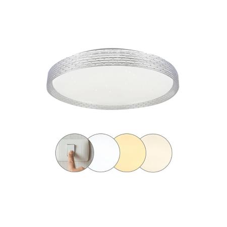 Imagem de Plafon de Sobrepor Led 24W Bivolt Transparente Loop Hevvy