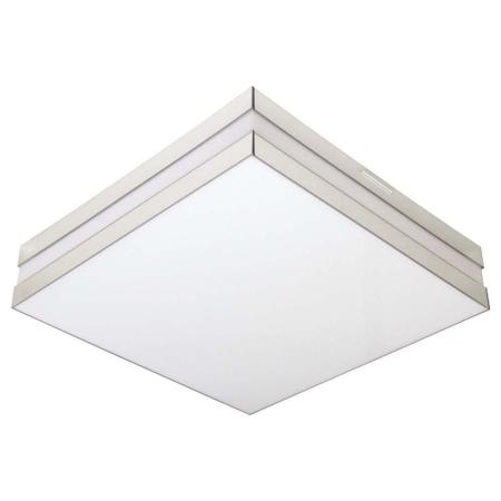Imagem de Plafon Quadrado Tualux para 4 Lâmpadas 20W Bilbão Espelho Branco