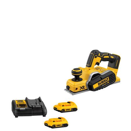 Imagem de Plaina Elétrica 2 Baterias 20v 2ah XR Dcp580b Dewalt Bivolt