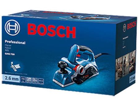 Imagem de Plaina Elétrica Bosch 700W Professional GHO 700 - com Saco Coletor