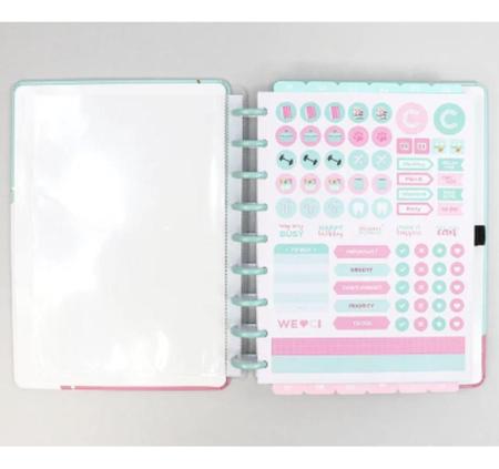 Imagem de Planner Caderno Inteligente- Médio- Acqua Glam