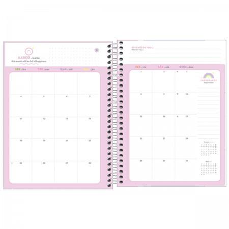 Imagem de Planner espiral 17,7 x 24 cm happy 90 g 2024