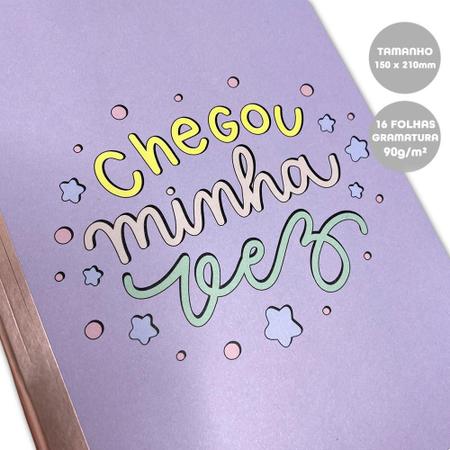 Planner grampeado - Chegou minha Vez - Merci