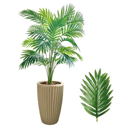 Imagem de Planta Artificial Palmeira com Vaso Polietileno Cone Romano