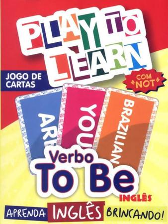 PLAY TO LEARN - JOGO DE CARTA - VERBO TO BE - - Livros de Educação