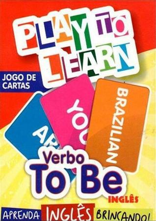 Aprenda Inglês Brincando - Jogo de Cartas - Verbo To Be - Play To