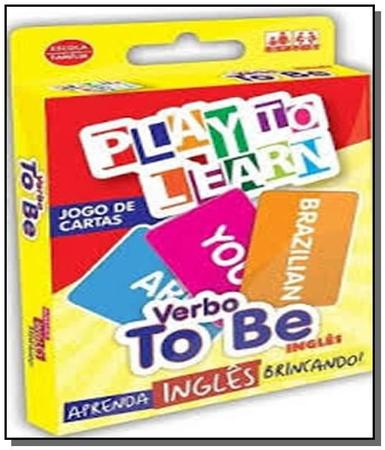 PLAY TO LEARN - JOGO DE CARTA - VERBO TO BE - - Livros de Educação