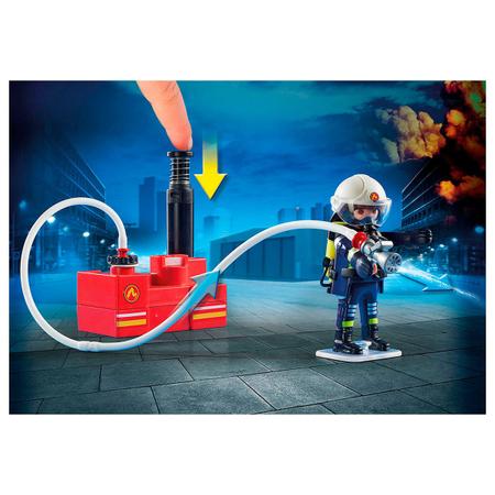 Imagem de Playmobil - Bombeiros com Bomba de Água - 9468