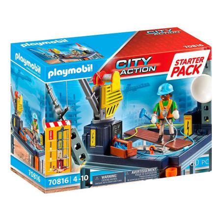 Imagem de Playmobil Construçao City Action Starter Pack Sunny 70816