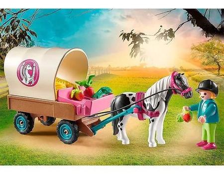 Imagem de Playmobil Country Carroça Com Pônei  35 Peças