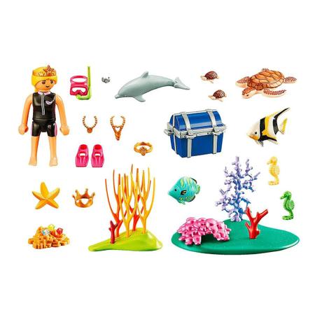 Imagem de Playmobil Mergulhadora de Caça ao Tesouro 70678 - Sunny