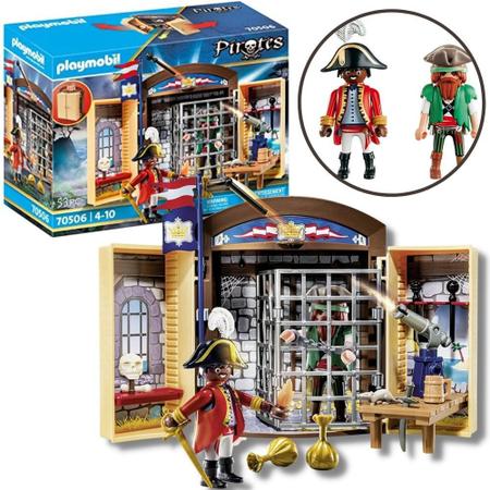 Playmobil Pirates Play Box Aventura Pirata 53Pçs 70506 Sunny - Brinquedos  de Montar e Desmontar - Magazine Luiza