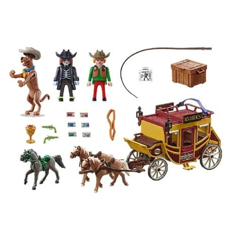 Imagem de Playmobil Scooby Doo 70 peças - Aventura Velho Oeste 70364
