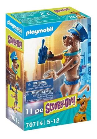 Imagem de Playmobil Scooby-Doo Figura Colecionável Polícia 70714