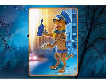 Imagem de Playmobil Scooby-Doo Figura Colecionável Polícia 70714