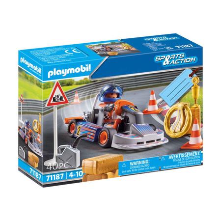 Playmobil - Set Corrida de Kart - Sports & Action 71187 - Sunny Brinquedos  - Brinquedos de Montar e Desmontar - Magazine Luiza