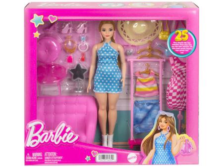 Jogo americano 2 peças Barbie The Movie xadrez multicor