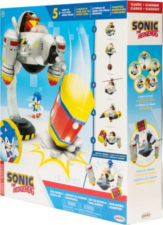 Boneco Sonic 2 The Hedgenog Batalha Robô Do Eggman Candide