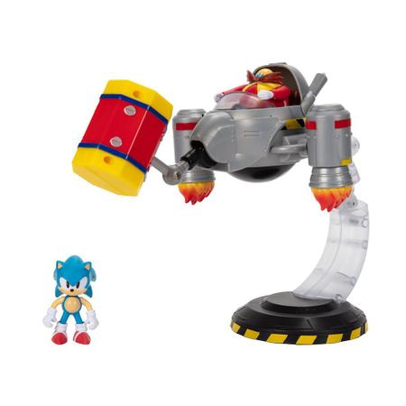 Sonic Set de Batalha - Egg Mobile Battle Set - 3439 - Candide - Real  Brinquedos