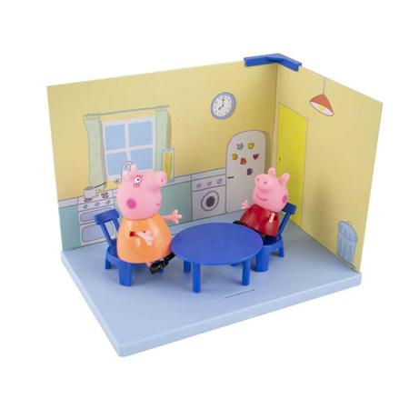 Playset com Mini Figuras - Casa da Peppa - Cozinha - Peppa Pig - Sunny -  Playsets - Magazine Luiza