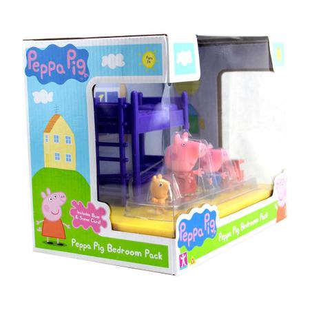 Brinquedo Casa Peppa Pig Quarto Sala Cozinha Banheiro Movéis