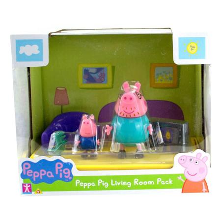 Playset com Mini Figuras - Casa da Peppa - Cozinha - Peppa Pig