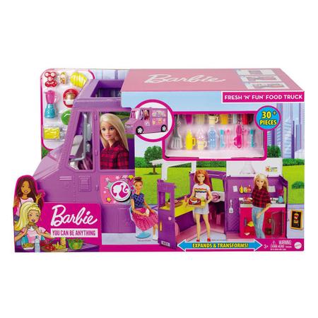 Barbie food store truck playset