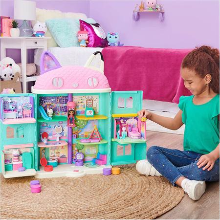 Gabby's Dollhouse - Playset de Luxo - Quarto com Almofagata :  : Brinquedos e Jogos